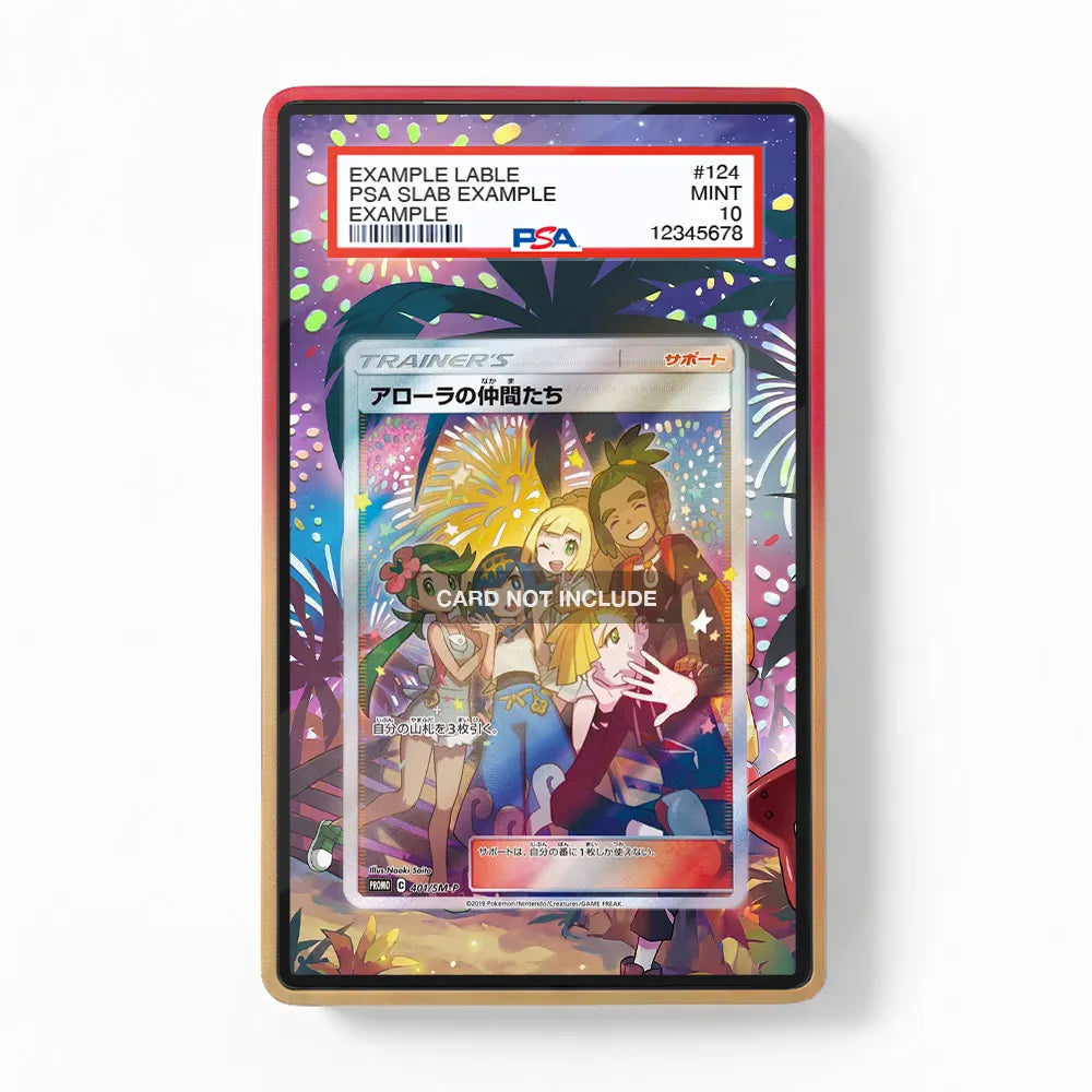 alola friends pokemon card 401 SM-P Promo JP Extended Art Display Cases Case Color:Red SV02 Paldea Evolved Collecting Outlaws Of Thunder