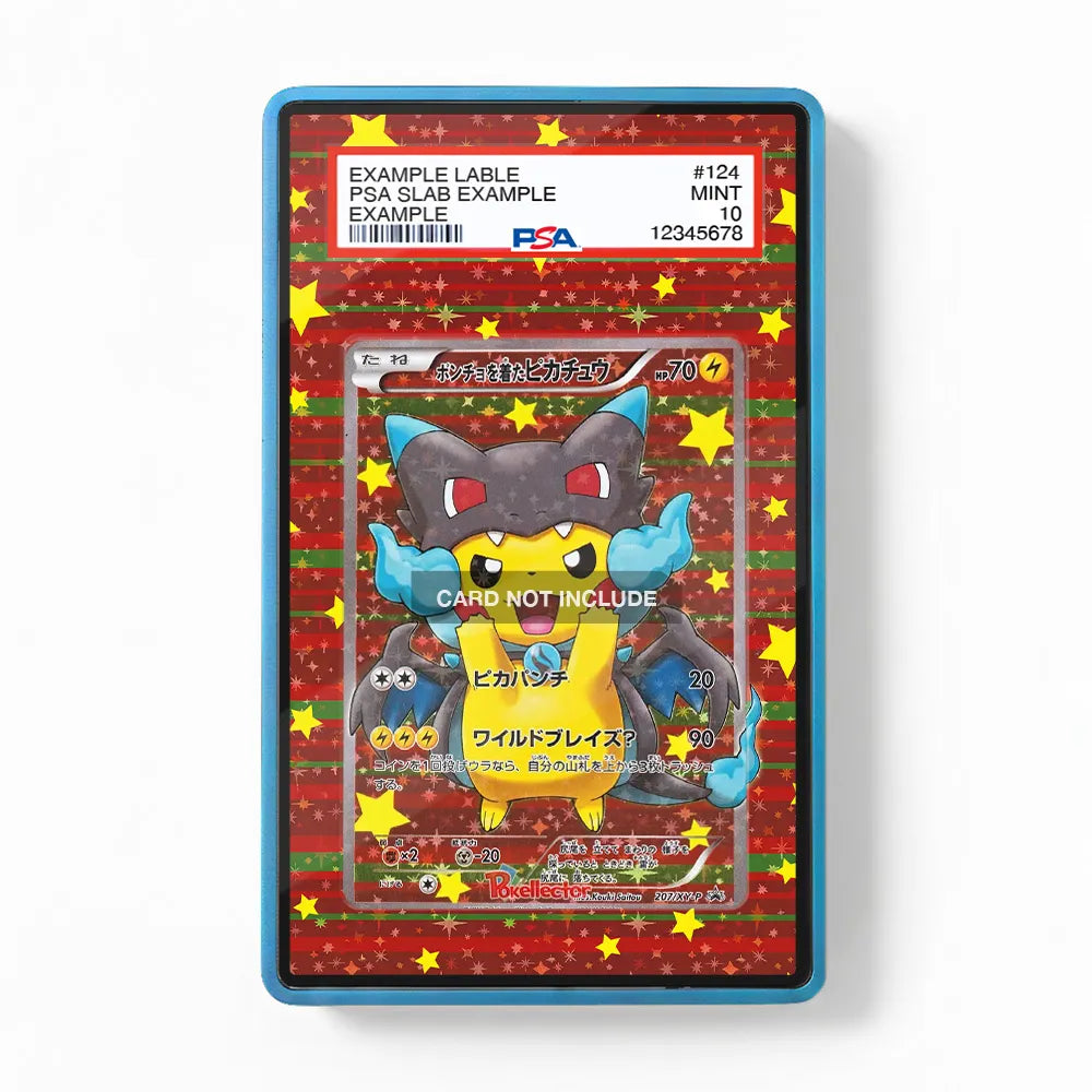 Charizard X Pikachu Poncho 207 XY-P Promo JP Extended Art | PSA Graded Guard Display Case, Magnetic Display Case, Screws Display Case