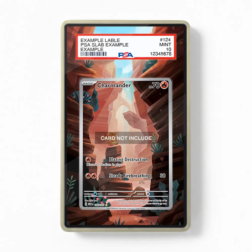 charmander full art pokemon card 168-165 IR AR 151 Extended Trading Display Case Cards:9 Cards Style_OP-05 Violet Promo #44 PSA Review: The Lord Of