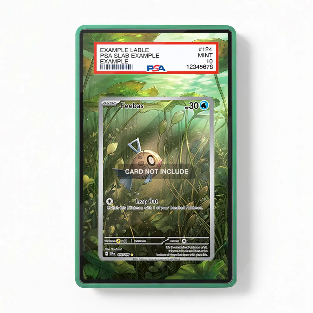 pokemon feebas card Feebas 198-191 IR AR Surging Sparks Extended Art Pokemon Card Display Case