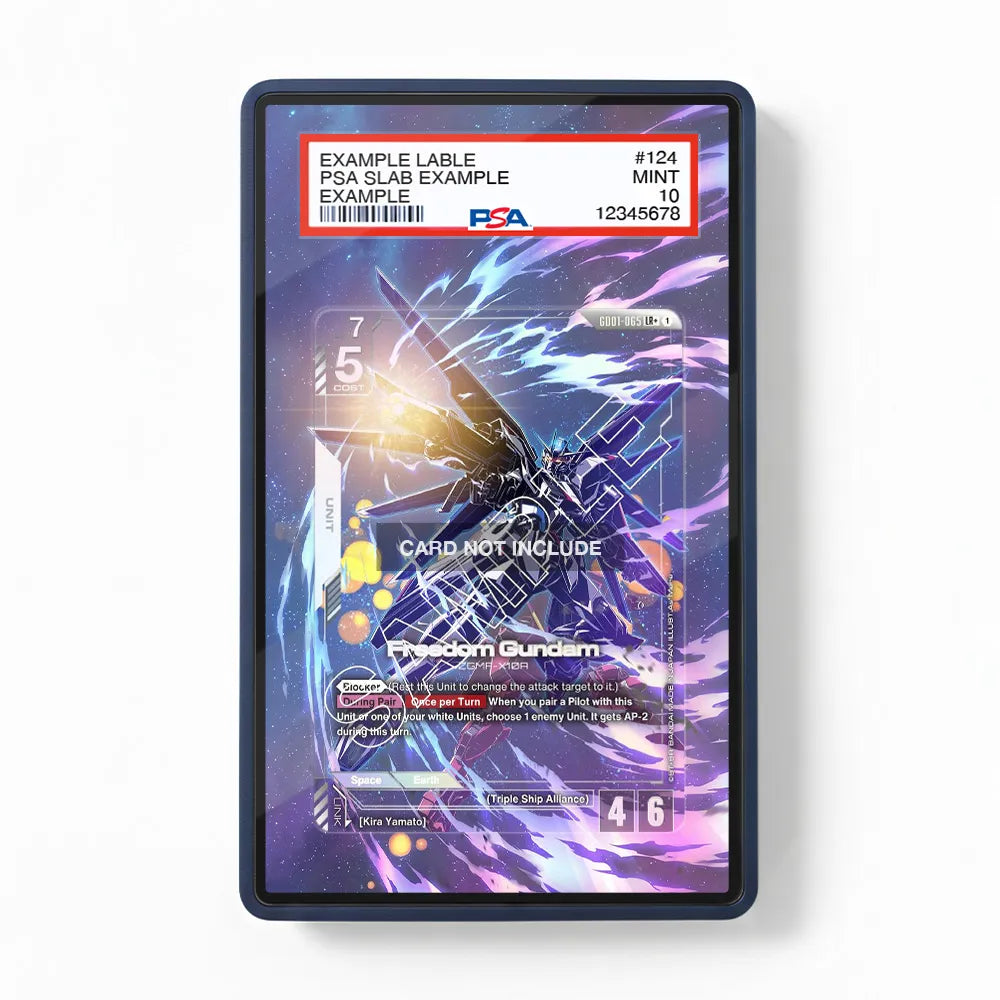 graded gundam cards Freedom GD01-065 LR+ Triple Ship Alliance Extended Art | PSA Guard Display Case, Magnetic Display Case, Screws Display Case Options:Just the Artwork S8a-P Pokemon Chinese Pikachu V-Union