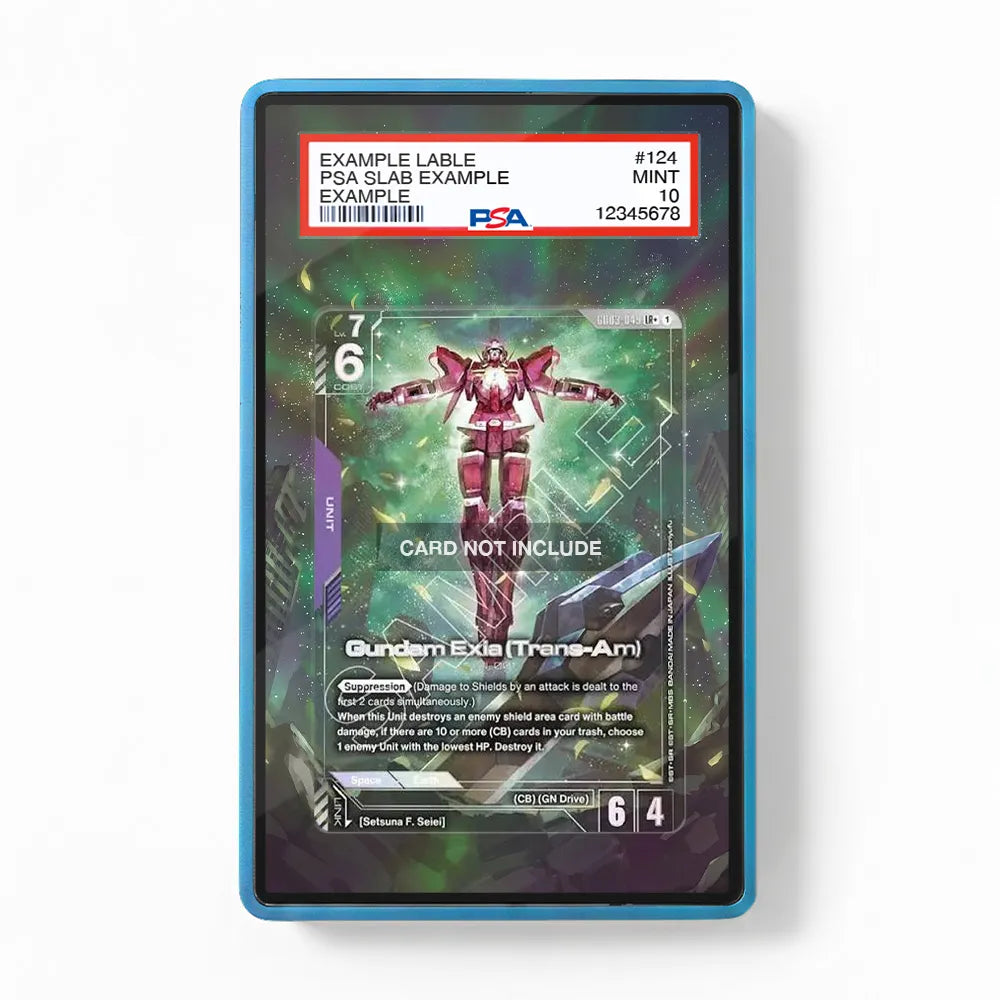 graded gundam cards Exia (Trans-Am) G103-04 IR Extended Art | PSA Guard Display Case, Magnetic Display Case, Screws Display Case Options:Just the Artwork S8a-P Pokemon Chinese Pikachu V-Union