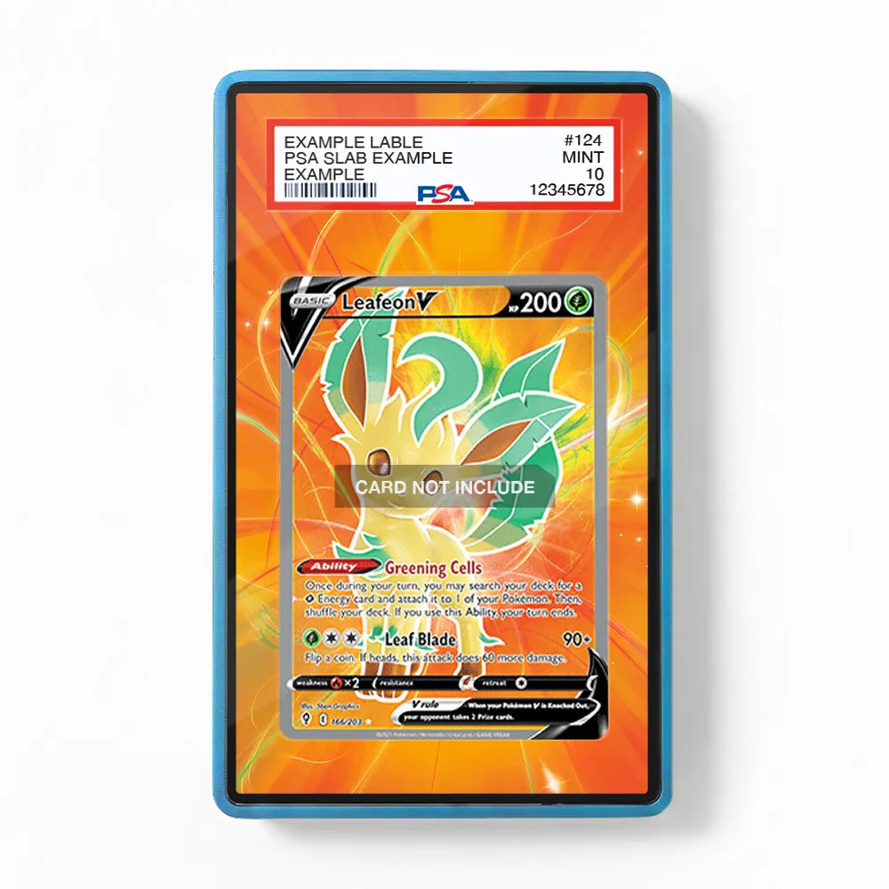 Leafeon V 166-203 SR Evolving Skies Extended Art Pokemon Card Display Case