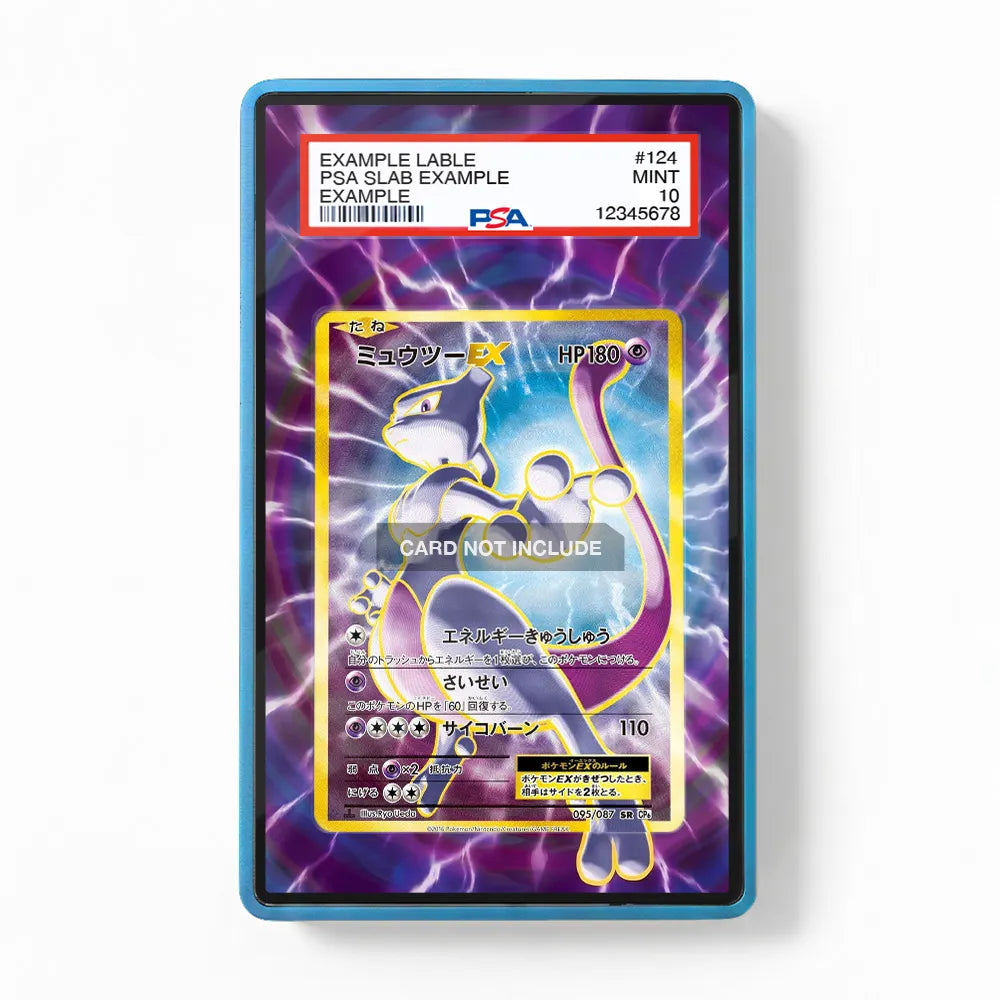 Mewtwo EX 095-087 SR CP6 Extended Art | PSA Graded Guard Display Case, Magnetic Display Case, Screws Display Case