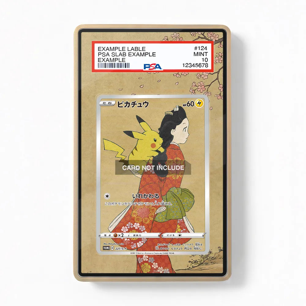 pikachu pokemon card holder Pikachu 227 S-P Promo JP Extended Art - Pokemon Card Display Case