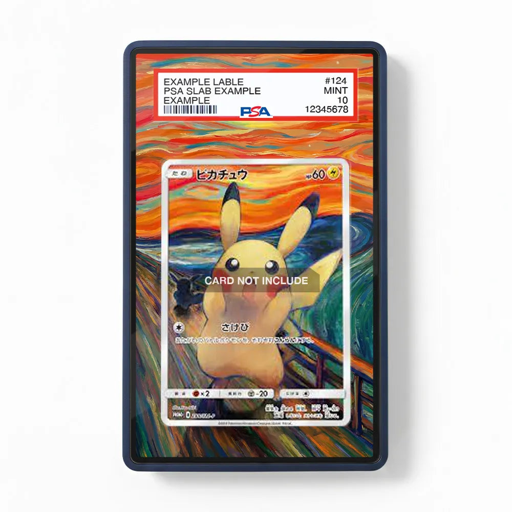 pikachu pokemon card holder Pikachu 288 SM-P Munch Scream Promo Extended Art Display Cases