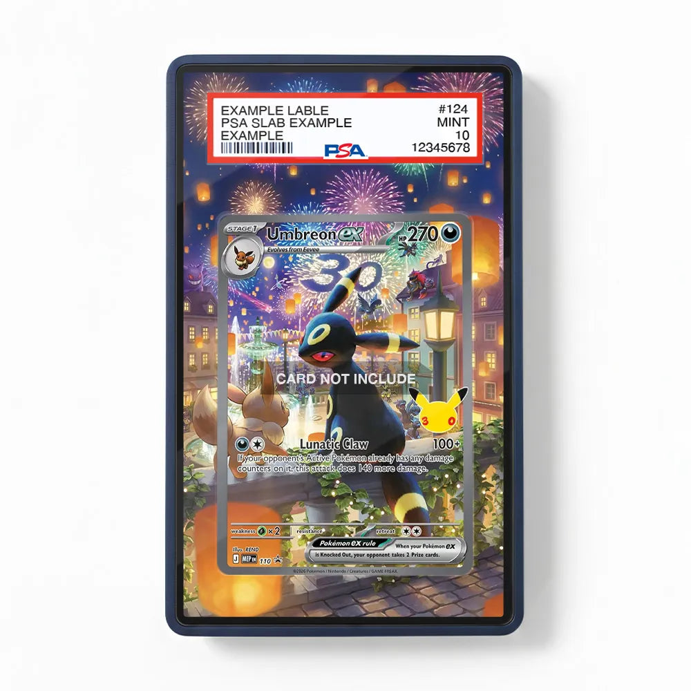 Umbreon ex 110 Promo MEP 30th Anniversary Extended Art Display Cases