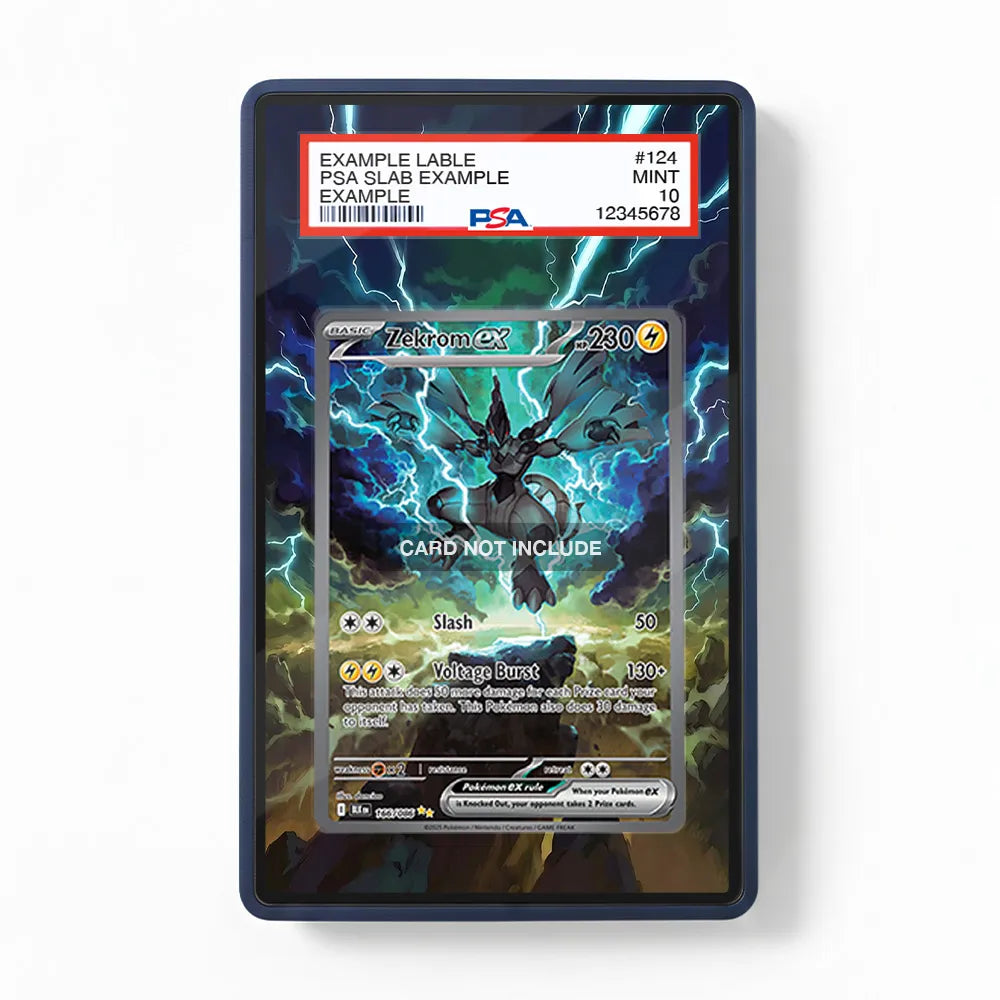 zekrom full art pokemon card Zekrom EX 166 086 (Graded) Case PSA / Black / PSA