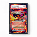 Charizard LV.X 143-147 Great Encounters Pokemon Cards Extended Art Display Cases - PSA Slab Case - Front View