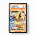 Flareon EX RC28-RC32 Generations Pokemon Cards Extended Art Display Cases - PSA Slab Case - Front View