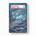Jellicent ex 168-086 White Flame Pokemon Cards Extended Art Display Cases - PSA Slab Case - Front View