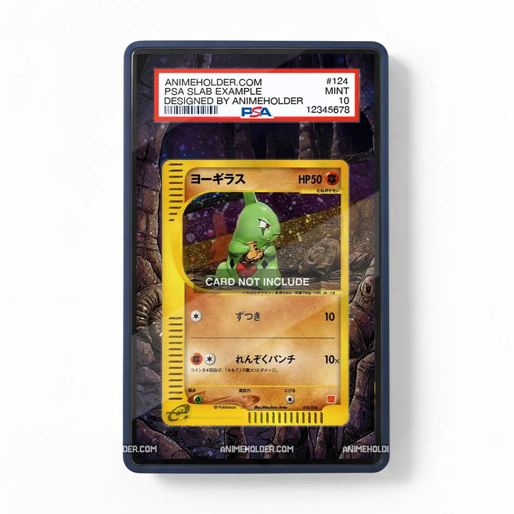 Larvitar 018-018 McDonald's Collection Pokemon Cards Extended Art Display Cases - PSA Slab Case - Front View
