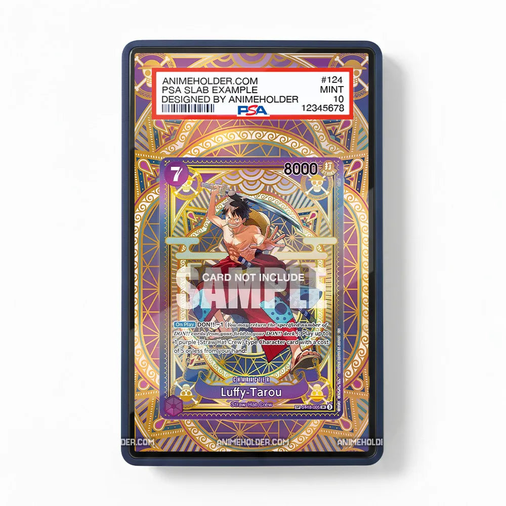 Luffy-Tarou SP1-S18-005 Special Booster One Piece Cards Extended Art Display Cases - PSA Slab Case - Front View