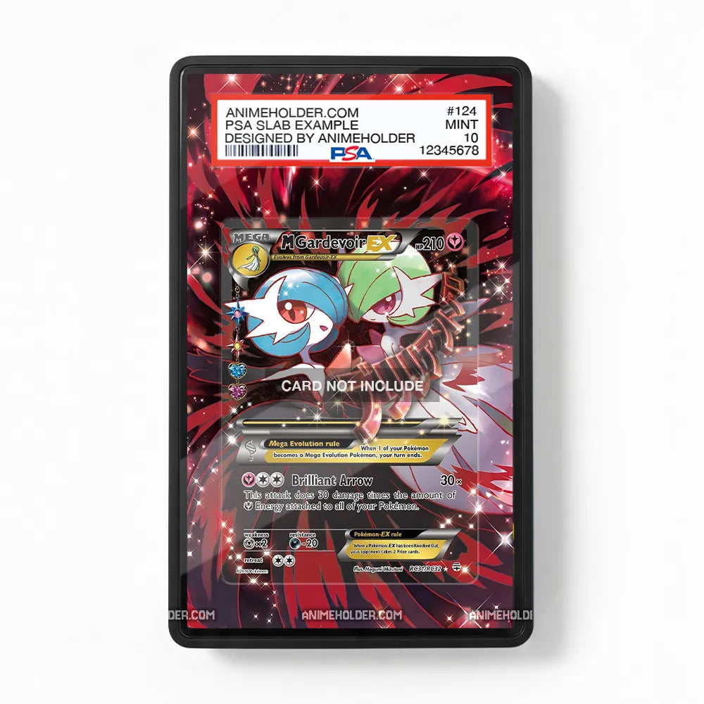 MGardevoirEX RC31-RC32 Generations Pokemon Cards Extended Art Display Cases - PSA Slab Case - Front View