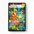 Mega Pyroar ex 099-086 Chaos Rising Pokemon Cards Extended Art Display Cases - PSA Slab Case - Front View