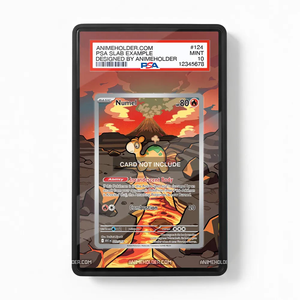 Numel 223-217 Ascended Heroes Pokemon Cards Extended Art Display Cases - PSA Slab Case - Front View