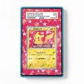 Pikachu 007-020U Shiny Collection Pokemon Cards Extended Art Display Cases - PSA Slab Case - Front View