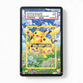 Pikachu RC29-RC32 Generations Pokemon Cards Extended Art Display Cases - PSA Slab Case - Front View