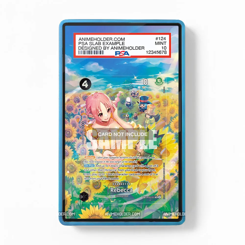 Rebecca OP05-091 Dressrosa One Piece Cards Extended Art Display Cases - PSA Slab Case - Front View
