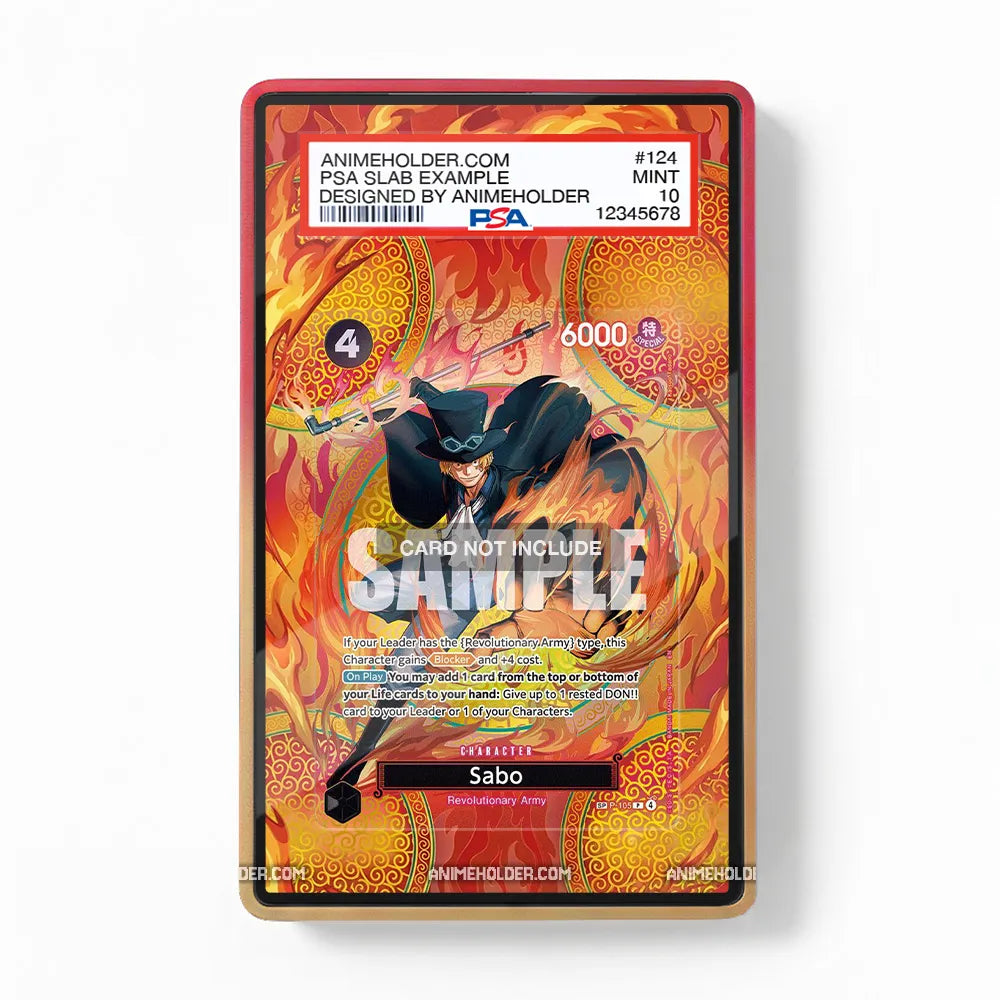 Sabo P-105 Adventure on Kami's Island Pokemon Cards Extended Art Display Cases - PSA Slab Case - Front View