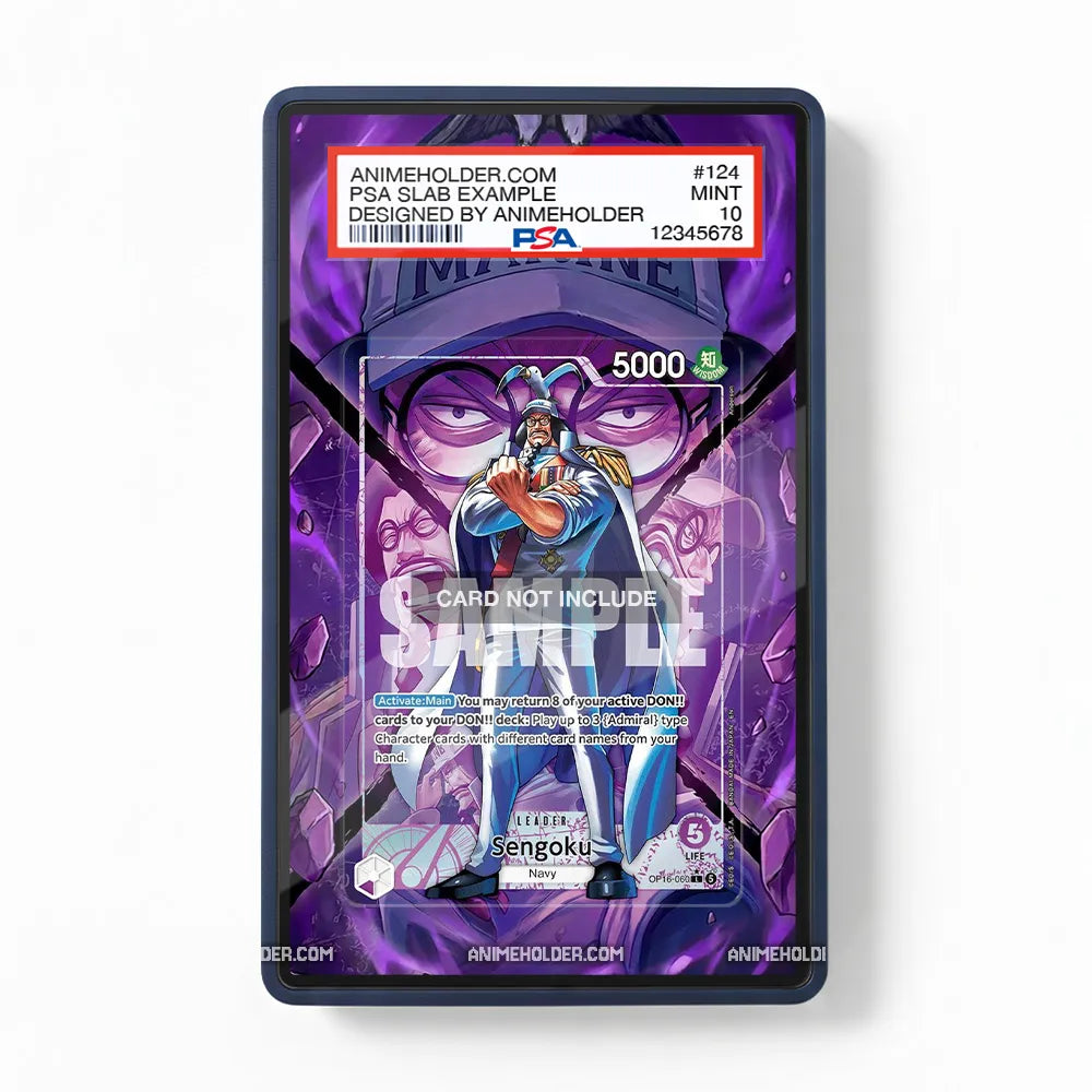 Sengoku OP16-060 The Time of Battle One Piece Cards Extended Art Display Cases - PSA Slab Case - Front View