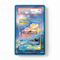 Slowpoke & Psyduck GX 35-236 Tag Team GX Unified Minds Pokemon Cards Extended Art Display Cases - PSA Slab Case - Front View