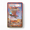 Talonflame 091-088 Paradox Rift Pokemon Cards Extended Art Display Cases - PSA Slab Case - Front View