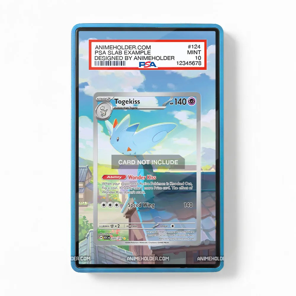 Togekiss 235-217 Ascended Heroes Pokemon Cards Extended Art Display Cases - PSA Slab Case - Front View