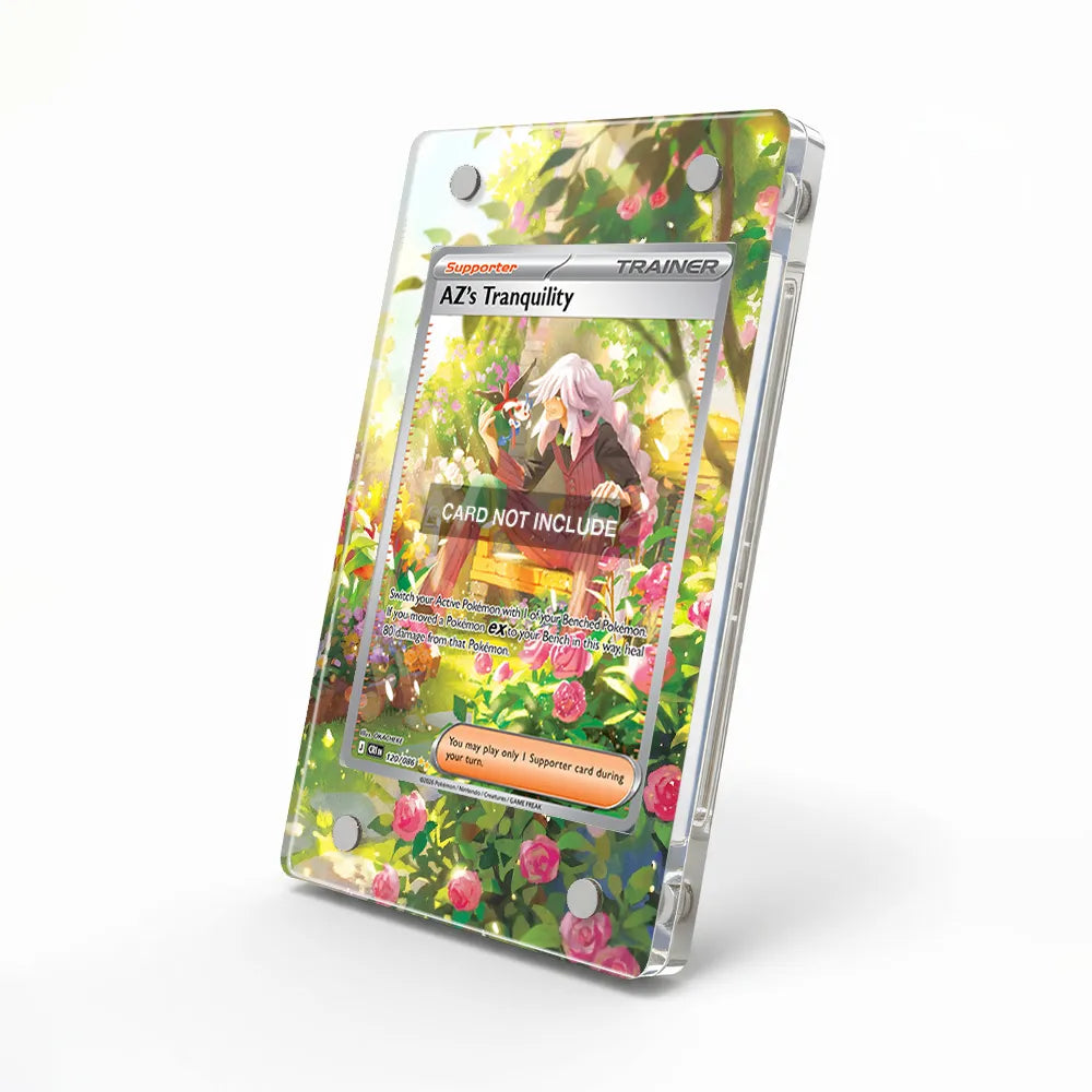 AZ's Tranquility SIR SAR Ninja Spinner Chaos Rising Extended Art Display Cases - Magnetic Case - Side View