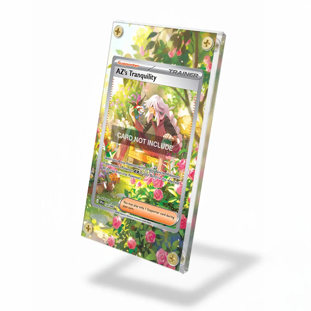 AZ's Tranquility SIR SAR Ninja Spinner Chaos Rising Extended Art Display Cases - Screws Case - Side View