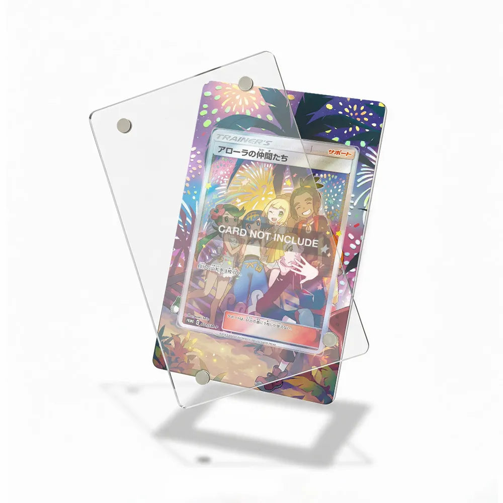 Alola Friends 401 SM-P Promo JP Extended Art Display Cases - Magnetic Case - Detail View
