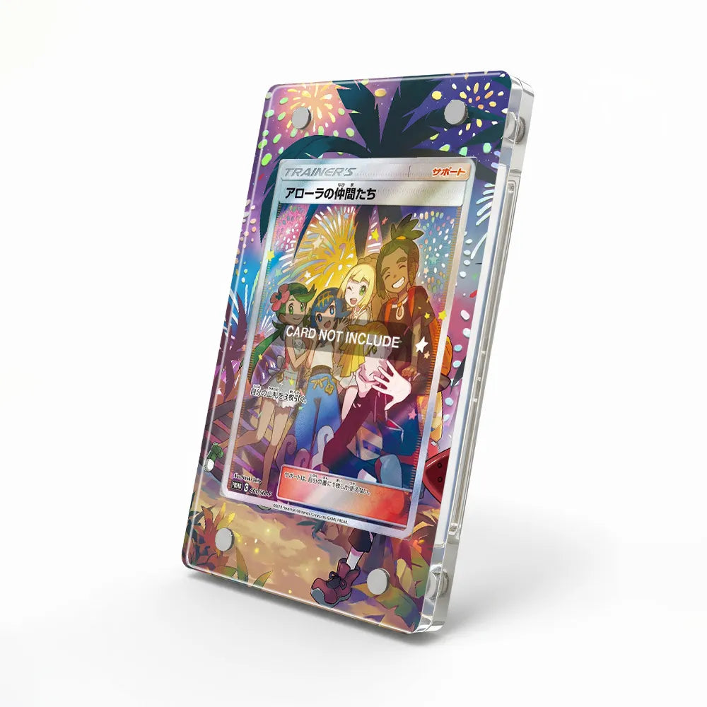 Alola Friends 401 SM-P Promo JP Extended Art Display Cases - Magnetic Case - Side View