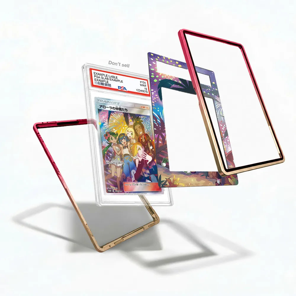 Alola Friends 401 SM-P Promo JP Extended Art Display Cases - PSA Slab Case - Detail View