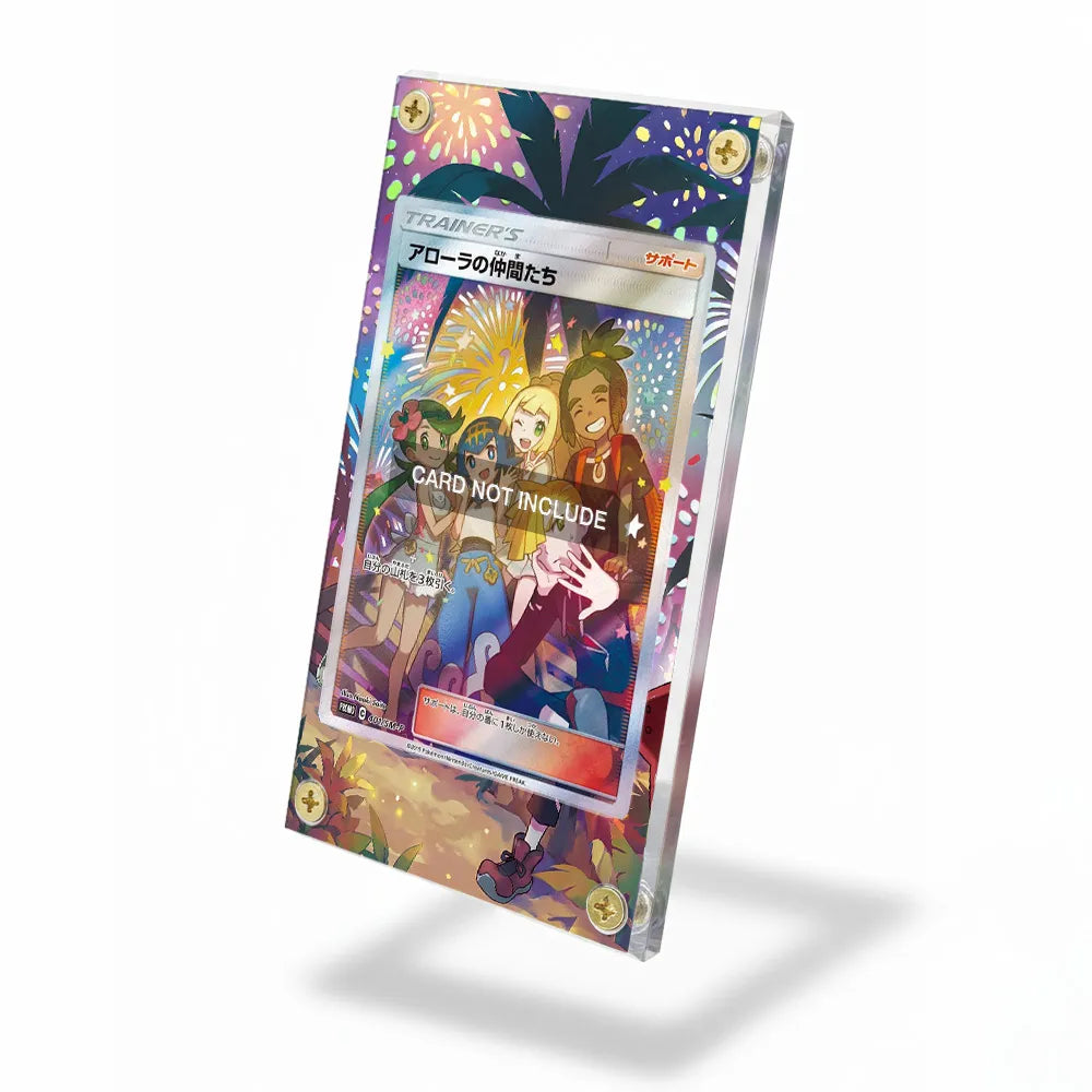 Alola Friends 401 SM-P Promo JP Extended Art Display Cases - Screws Case - Side View