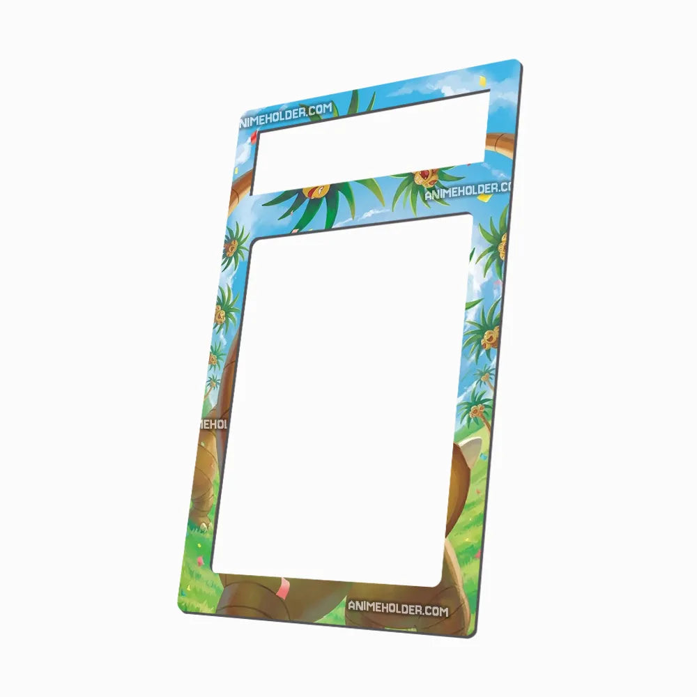 Alolan Exeggutor 129-128 30th Anniversary Pokemon Cards Custom Art Display Cases - PSA Metal Art Only - Side View