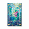 Alomomola 108-086 Black Bolt Pokemon Cards Extended Art Display Cases - Screws Case - Front View