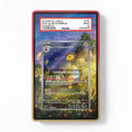 Ampharos IR AR Ninja Spinner Chaos Rising Extended Art Display Cases - PSA Graded Guard Case - Front View