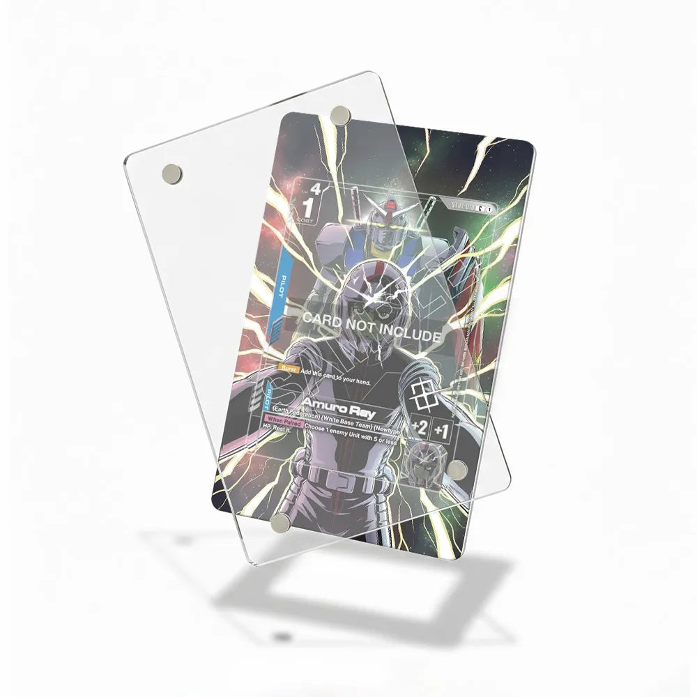 Amuro Ray C1 ST01-001 Extended Art Display Cases - Magnetic Case - Detail View