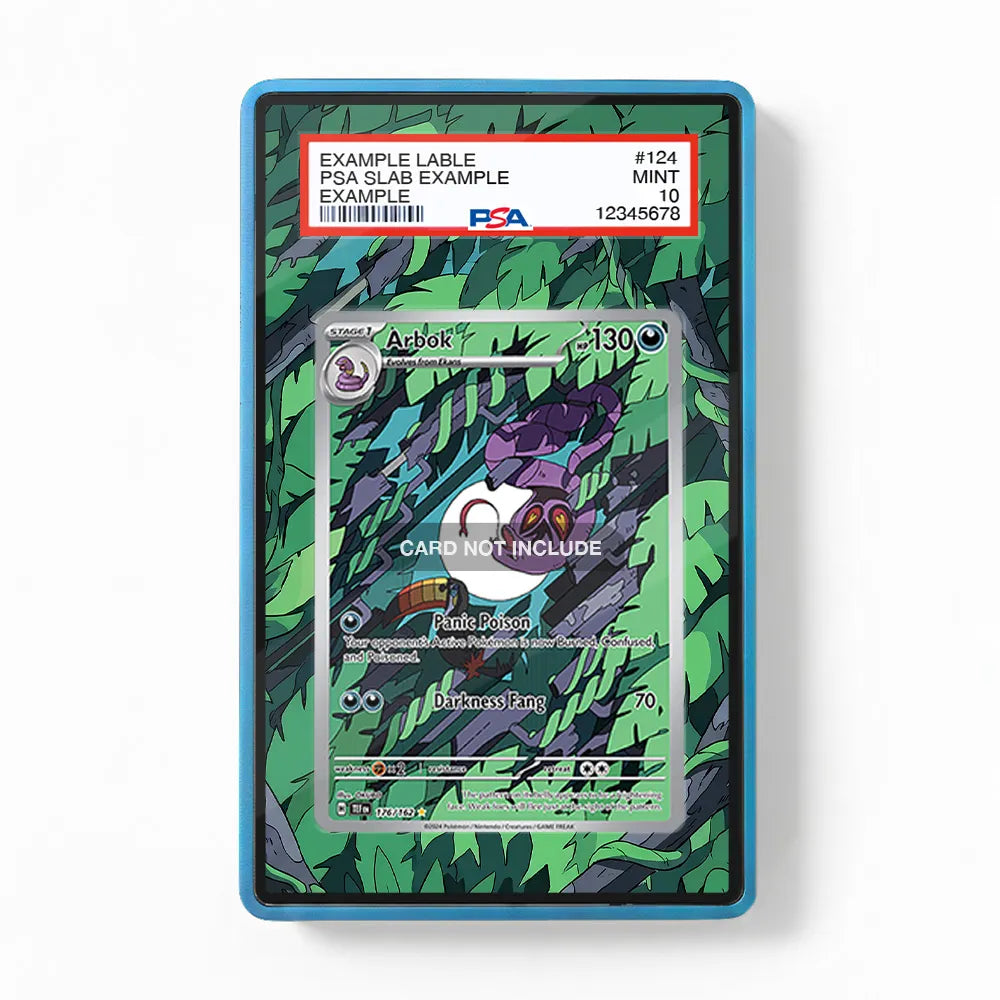 Arbok 176-162 IR AR Temporal Forces Extended Art Display Cases - PSA Graded Guard Case - Front View