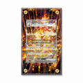 Arcanine ex 155-130 SAR Chinese Exclusive Extended Art Display Cases - Screws Case - Front View