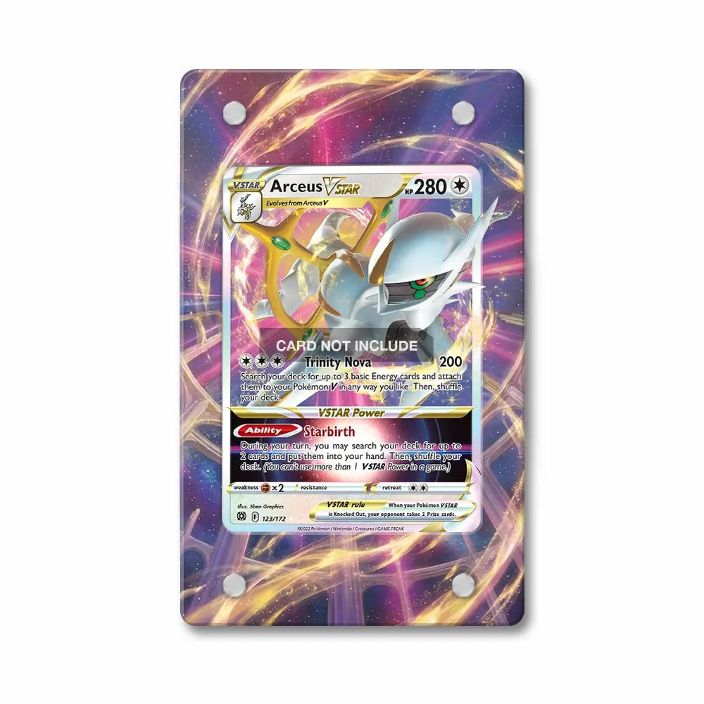 Arceus VSTAR 123-172 VSTAR Brilliant Stars Extended Art Display Cases - PSA Slab Case - Front View