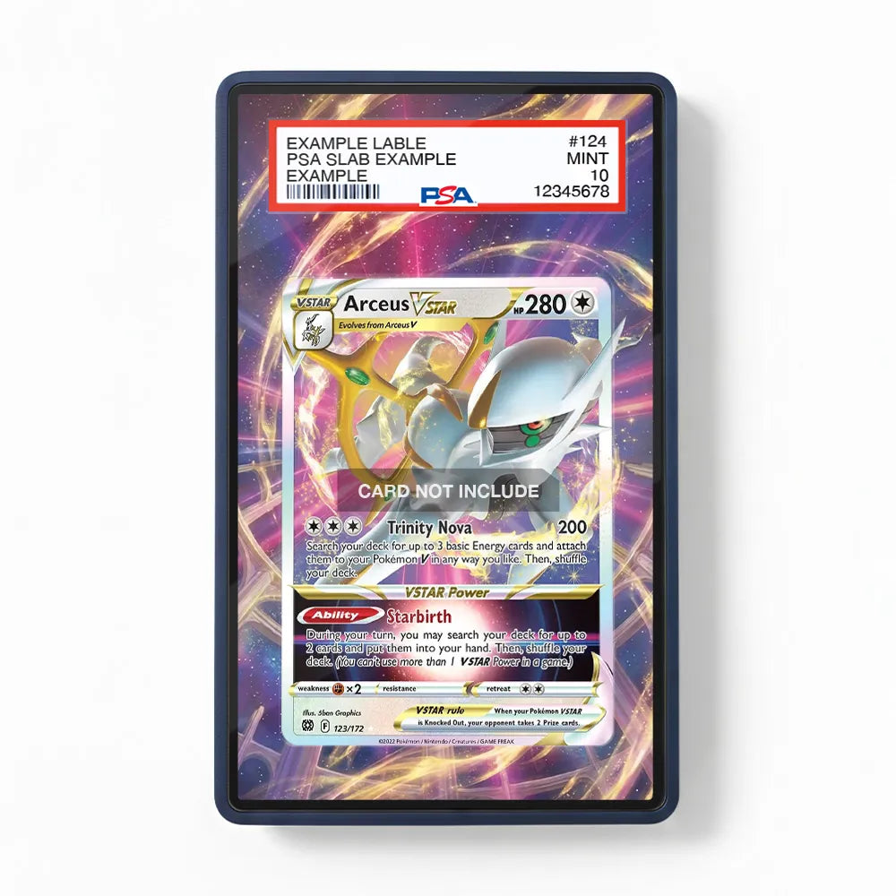 Arceus VSTAR 123-172 VSTAR Brilliant Stars Extended Art Display Cases - PSA Slab Case - Front View