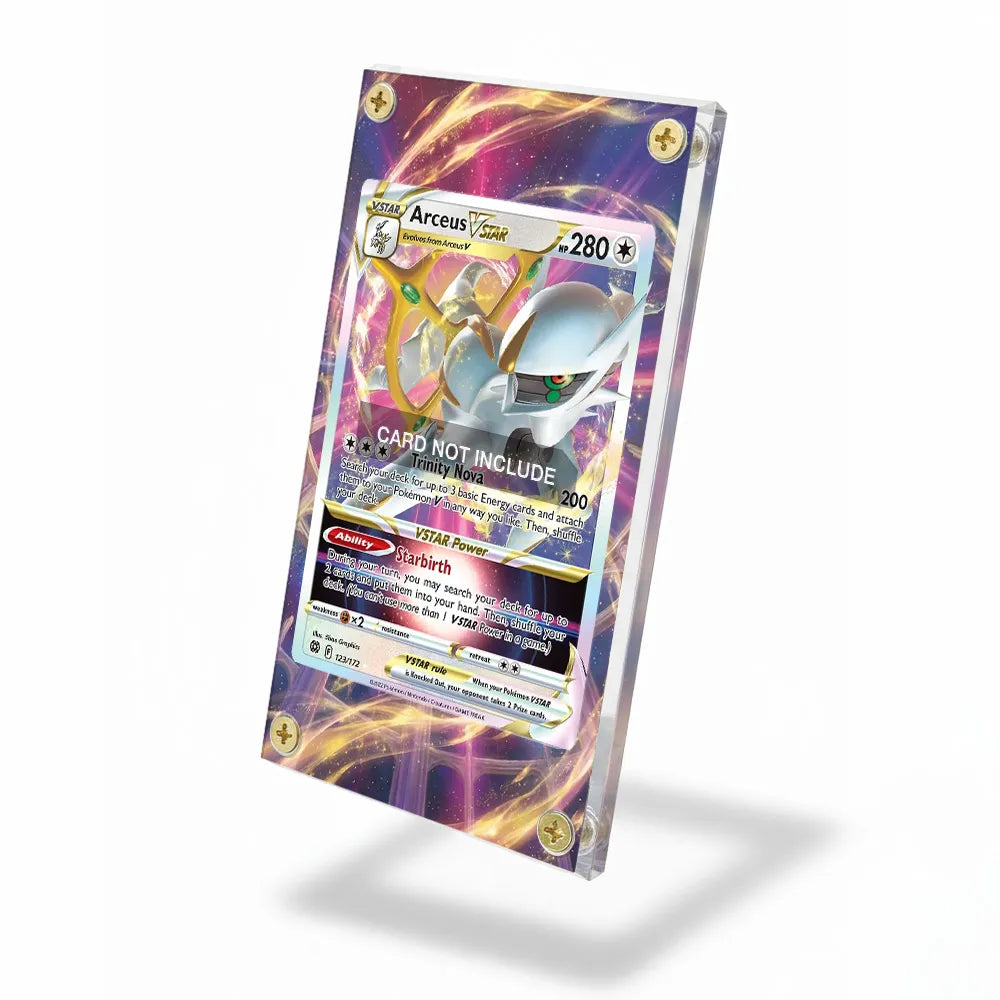 Arceus VSTAR 123-172 VSTAR Brilliant Stars Extended Art Display Cases - Screws Case - Side View