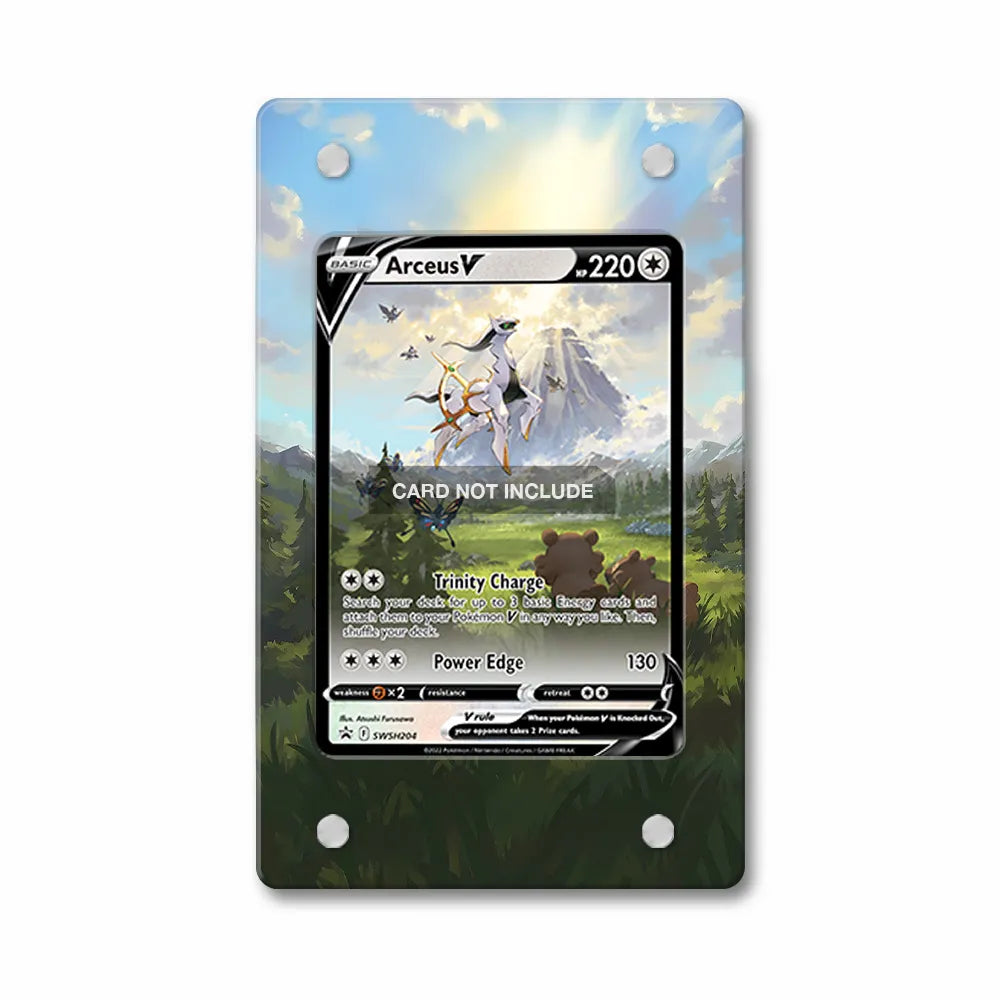 Arceus V SWSH 204 Promo Extended Art Display Cases - PSA Graded Guard Case - Front View
