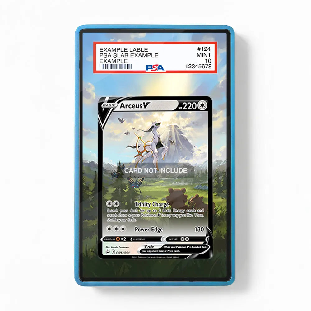 Arceus V SWSH 204 Promo Extended Art Display Cases - PSA Graded Guard Case - Front View