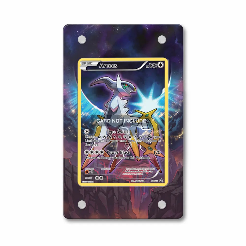 Arceus XY116 Promo XY Series Extended Art Display Cases - Magnetic Case - Front View