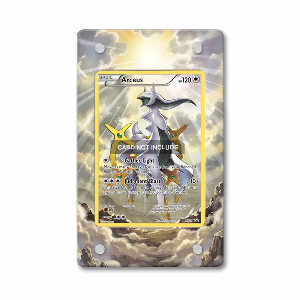 Arceus XY83 Promo XY Series Extended Art Display Cases - Magnetic Case - Front View