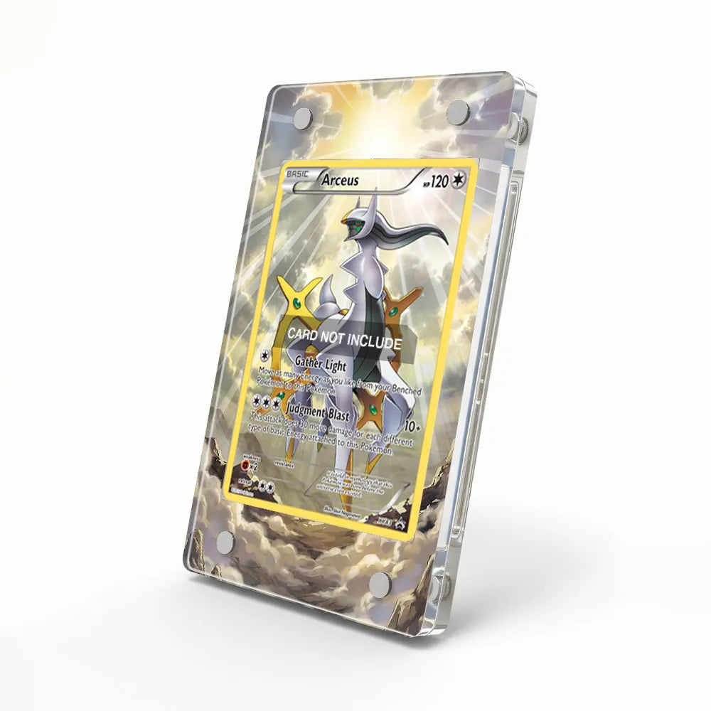 Arceus XY83 Promo XY Series Extended Art Display Cases - Magnetic Case - Side View