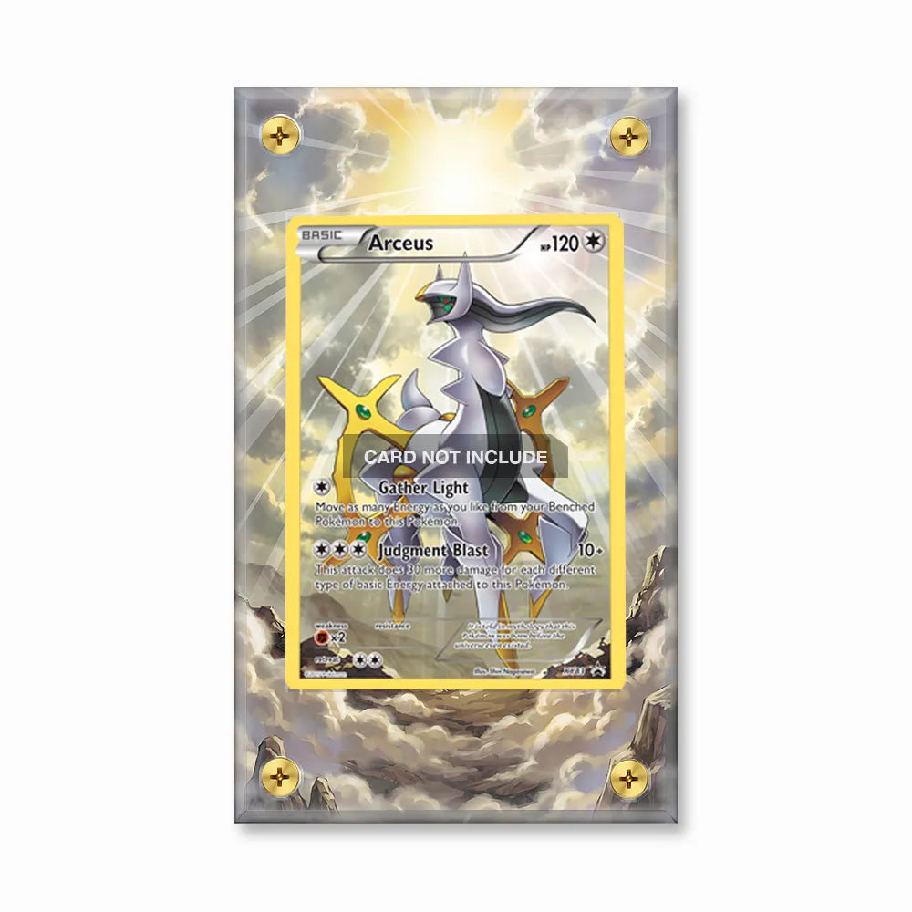 Arceus XY83 Promo XY Series Extended Art Display Cases - Screws Case - Front View