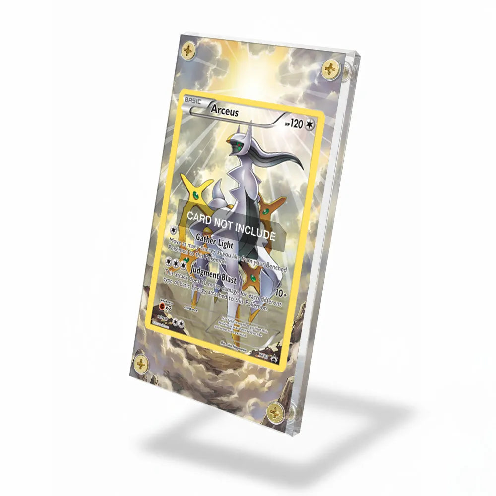 Arceus XY83 Promo XY Series Extended Art Display Cases - Screws Case - Side View